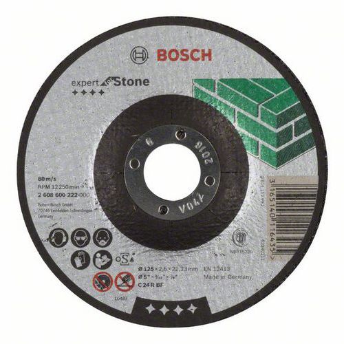 Bosch - Řezný kotouč profilovaný Expert for Stone C 24 R BF, 125 mm, 2,5 mm, 25 BAL