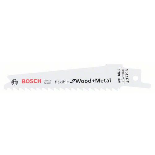 Bosch - Pilový plátek do pily ocasky S 511 DF Flexible for Wood and Metal, 2ks x 5 BAL