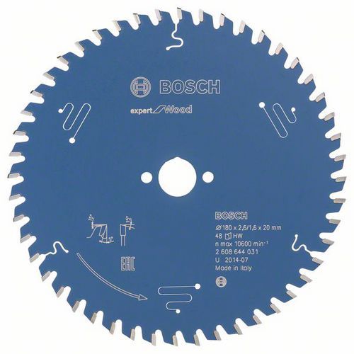 Bosch - Pilový kotouč Expert for Wood 180 x 20 x 2,6 mm, 48