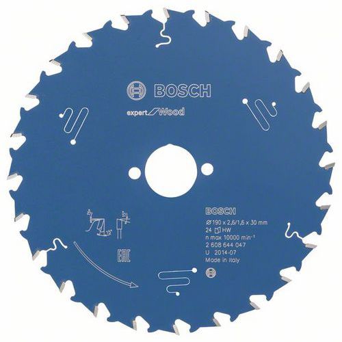 Bosch - Pilový kotouč Expert for Wood 190 x 30 x 2,6 mm, 24