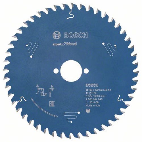 Bosch - Pilový kotouč Expert for Wood 190 x 30 x 2,6 mm, 48