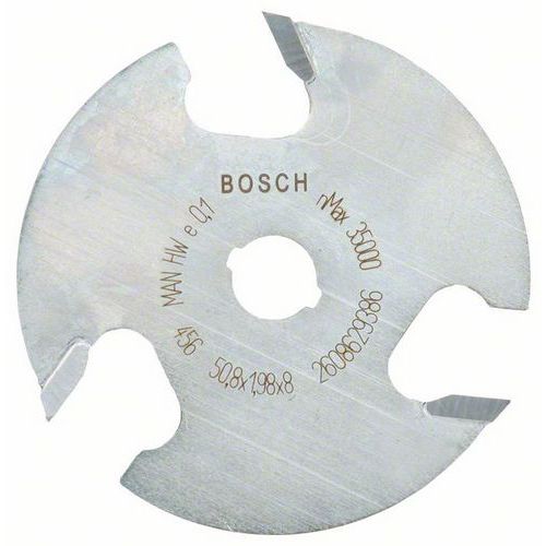 Bosch - Kotoučová drážkovací fréza 8 mm, D1 50,8 mm, L 2 mm, G 8 mm