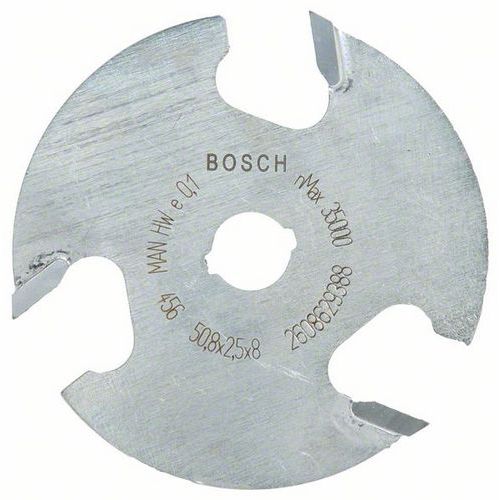 Bosch - Kotoučová drážkovací fréza 8 mm, D1 50,8 mm, L 2,5 mm, G 8 mm