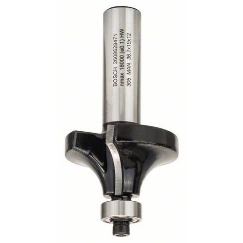 Bosch - Zaoblovací fréza 12 mm, R1 12 mm, L 19 mm, G 70 mm