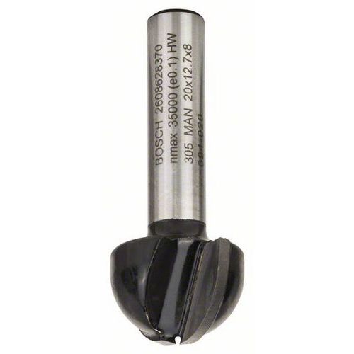 Bosch - Žlábkovací fréza 8 mm, R1 10 mm, D 20 mm, L 12,4 mm, G 46 mm