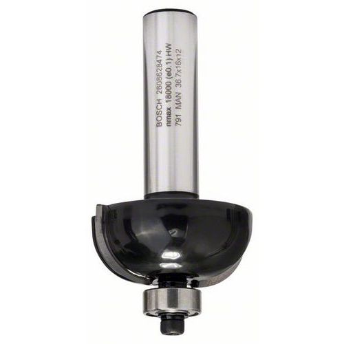 Bosch - Žlábkovací fréza 12 mm, R1 12 mm, D 36,7 mm, L 16 mm, G 70 mm