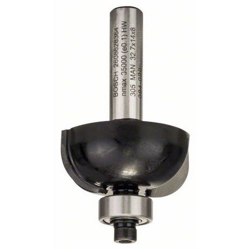 Bosch - Žlábkovací fréza 8 mm, R1 10 mm, D 32,7 mm, L 14 mm, G 55 mm