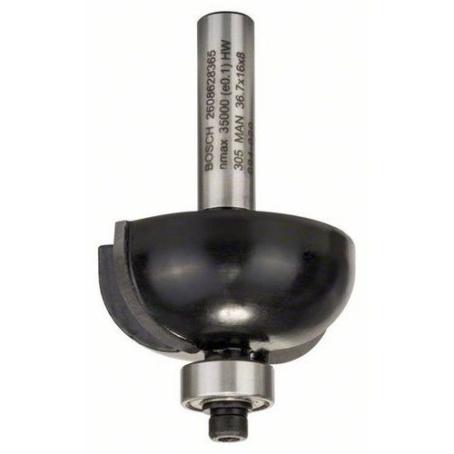 Bosch - Žlábkovací fréza 8 mm, R1 12 mm, D 36,7 mm, L 16 mm, G 58 mm