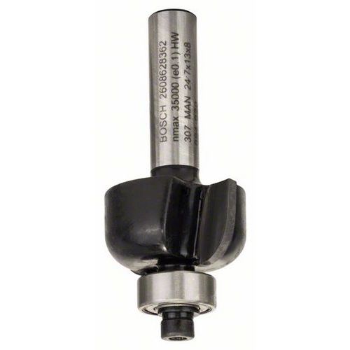 Bosch - Žlábkovací fréza 8 mm, R1 6 mm, D 24,7 mm, L 13 mm, G 53 mm