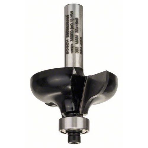Bosch - Profilová fréza G 8 mm, R1 6,35 mm, D 38 mm, L 15,7 mm, G 57 mm