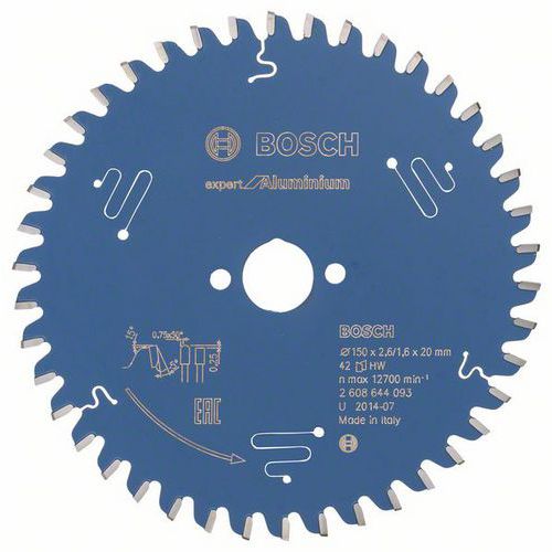 Bosch - Pilový kotouč Expert for Aluminium 150 x 20 x 2,6 mm, 42