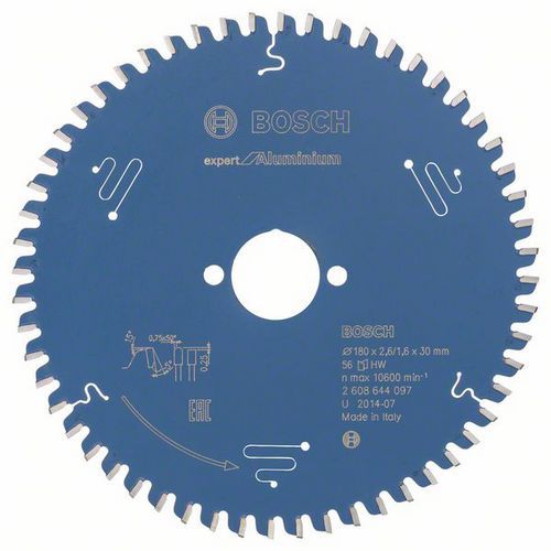 Bosch - Pilový kotouč Expert for Aluminium 180 x 30 x 2,6 mm, 56