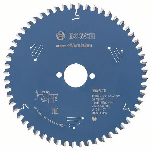 Bosch - Pilový kotouč Expert for Aluminium 184 x 30 x 2,6 mm, 56