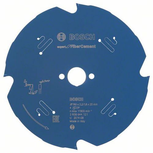 Bosch - Pilový kotouč Expert for Fiber Cement 160 x 20 x 2,2 mm, 4