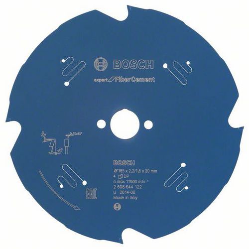 Bosch - Pilový kotouč Expert for Fiber Cement 165 x 20 x 2,2 mm, 4