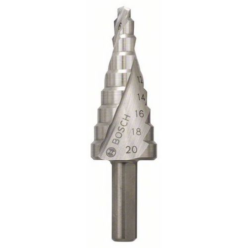 Bosch - Stupňovitý vrták HSS 4 - 20 mm, 8,0 mm, 70,5 mm