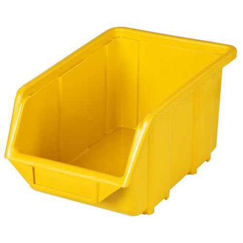 Plastový box Ecobox medium 12,5 x 15,5 x 24 cm, žlutý