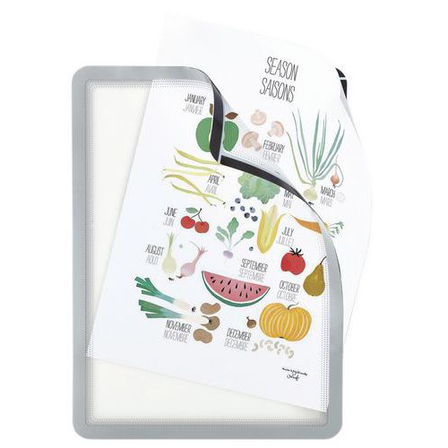 Statický informační rámeček Djois Magneto A4, šedý