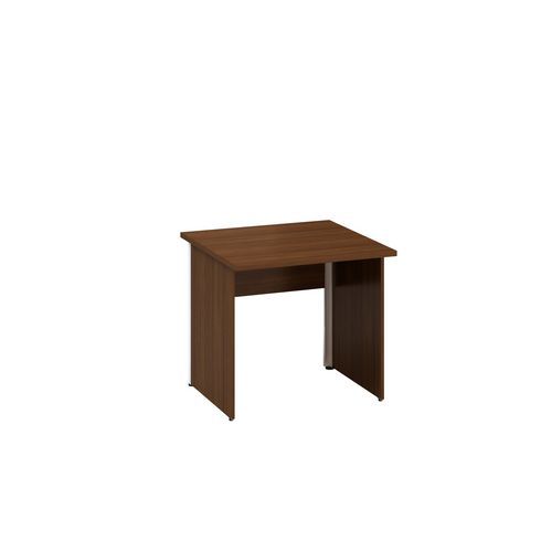 Kancelářský stůl Alfa 100, 80 x 80 x 73,5 cm, rovné provedení, dezén ořech