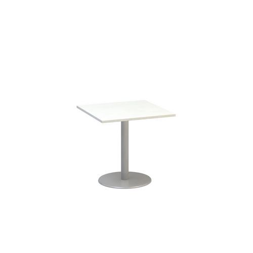 Konferenční stůl Alfa 400, 80 x 80 x 74,2 cm, dezén bílá