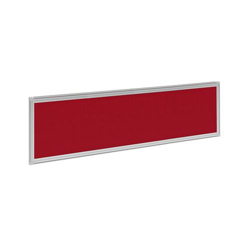 Stolový paraván Alfa 600, 160 x 37 cm, tmavě červený