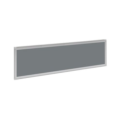 Stolový paraván Alfa 600, 160 x 37 cm, světle šedý