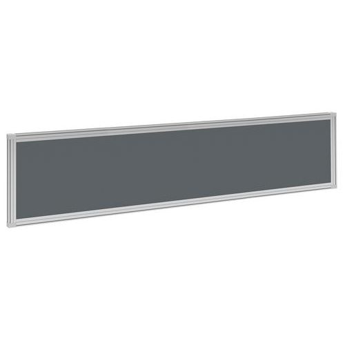 Stolový paraván Alfa 600, 180 x 37 cm, šedý