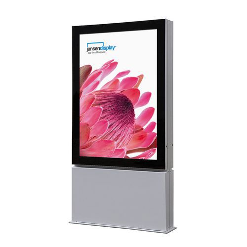 Oboustranné reklamní totemy SCEOS s LED osvětlením Oboustranné reklamní totemy SCEOS s LED osvětlením