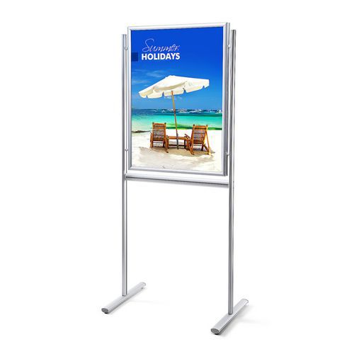 Oboustranný reklamní stojan Infoboard, profil 25 mm, 100 x 70 cm