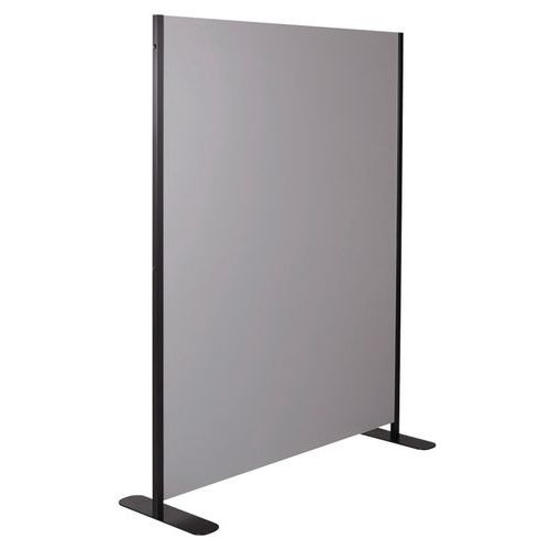 Paraván Manutan Expert Colibri, 80 x 180 cm, tmavě šedý