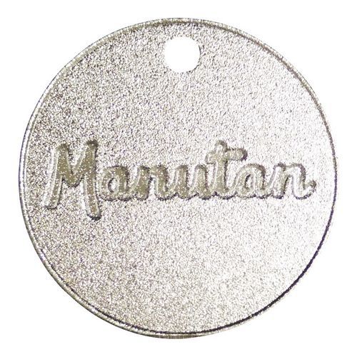 Hliníkový žeton Manutan Expert, průměr 30 mm, číslovaný 001 - 100