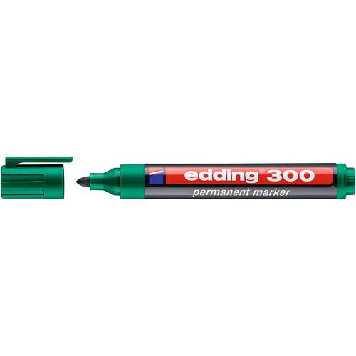 Permanentní popisovač Edding 300, zelený