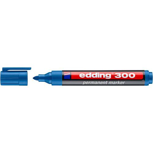Permanentní popisovač Edding 300, modrý