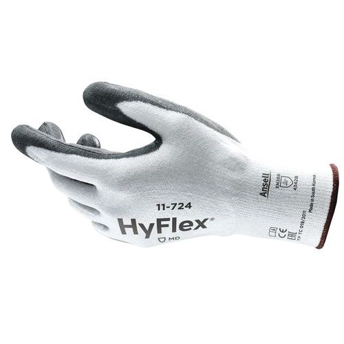 Pracovní rukavice Ansell HyFlex® 11-724 polomáčené v polyuretanu, vel. 10