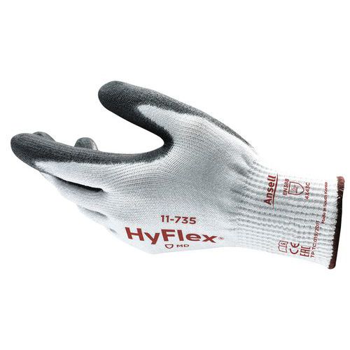 Pracovní rukavice Ansell HyFlex® 11-735 polomáčené v polyuretanu, vel. 9