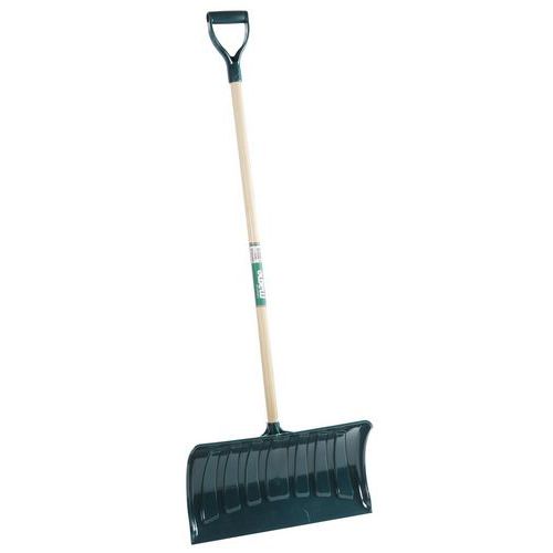Plastové hrablo s dřevěnou násadou, šířka 53 cm Plastové hrablo s dřevěnou násadou, šířka 53 cm
