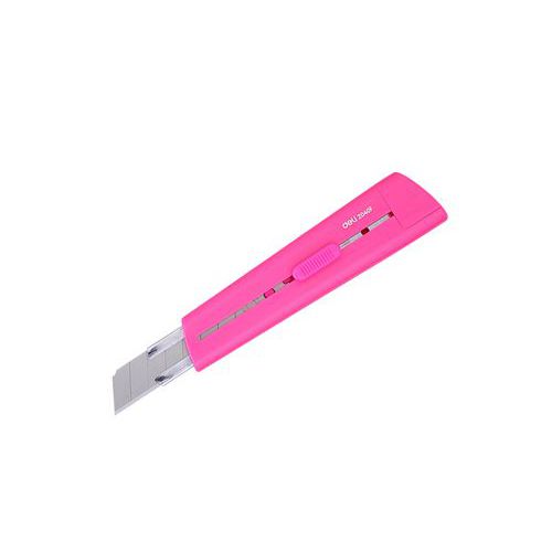 Nůž DELI 169mm odlamovací, růžový