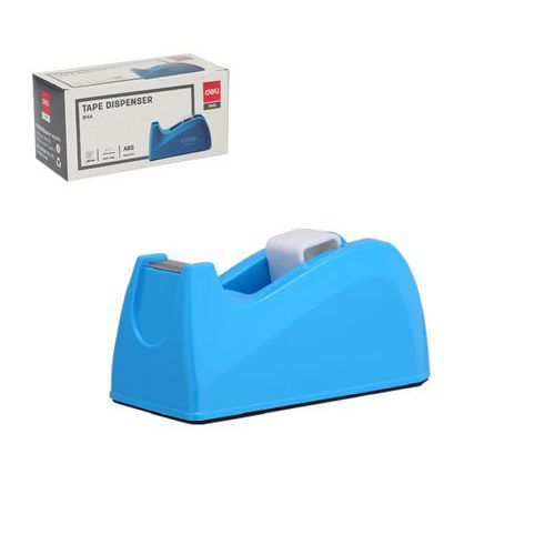Odvíječ lepící pásky stolní DELI do 24mm, modrý