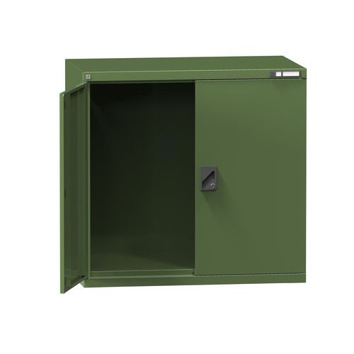 Kovová dílenská skříň, 100 x 104,4 x 62,5 cm, zelená