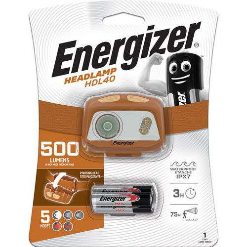 LED čelovka Energizer HDL40, 500 lm