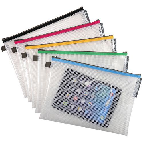 Obal spisový se zipem Exacompta A4, mix, 10 ks