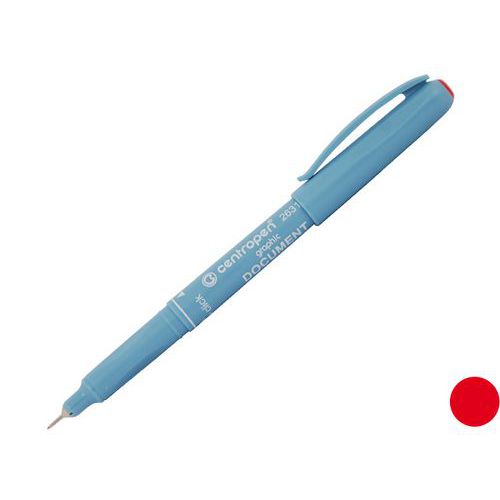 Popisovač CENTROPEN 2631 liner 0,1mm, červený