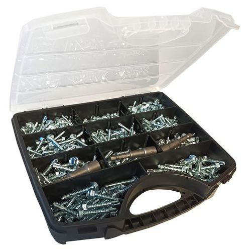 Sada samovrtných šestihranných šroubů Degometal, 500 ks