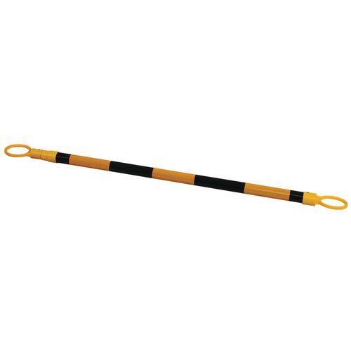 Zahrazovací tyč Barre, 130 cm, černá/žlutá