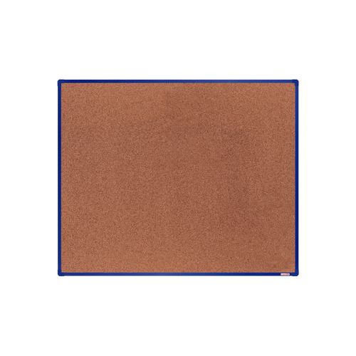 Korková tabule boardOK, 150 x 120 cm, modrá
