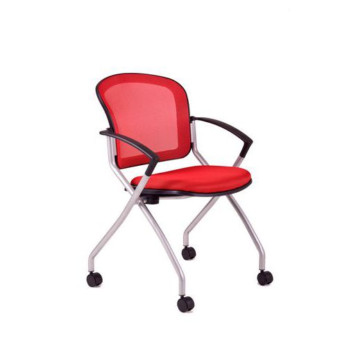 Konferenční židle Metis, červená