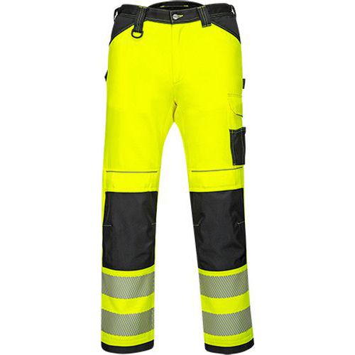 Reflexní kalhoty PW3 Hi-Vis, černé/žluté, vel. 52