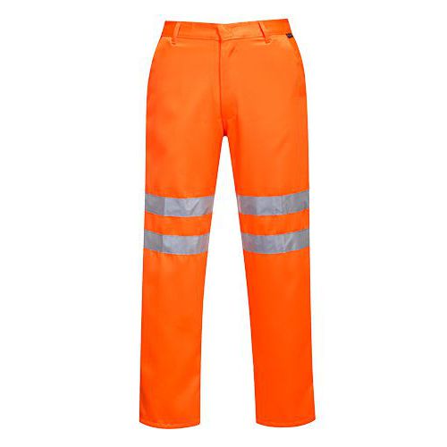 Reflexní kalhoty RIS Hi-Vis, oranžové, vel. XXL