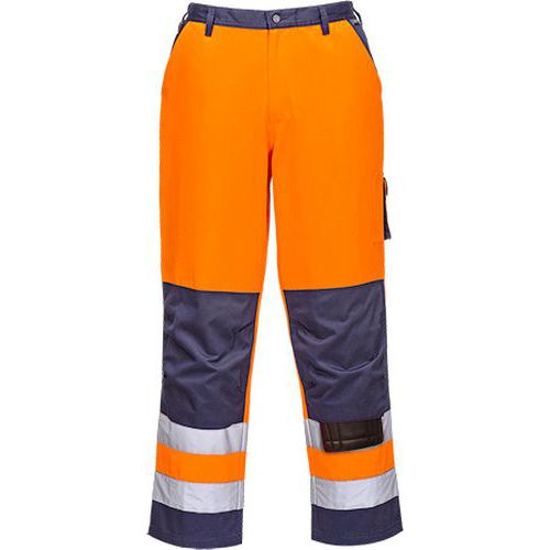 Reflexní kalhoty Lyon Hi-Vis, modré/oranžové, vel. M