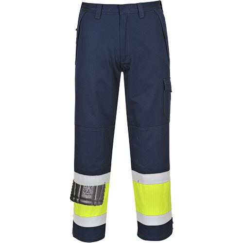 Kalhoty Hi-Vis Modaflame, modrá/žlutá, normální, vel. M